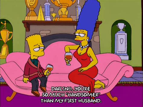 No other sex. . Bart and marge porn